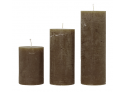 Block Candle Rustic Succade