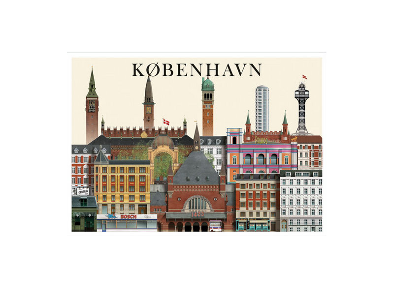 Copenhagen 1 - A5 - Postcard