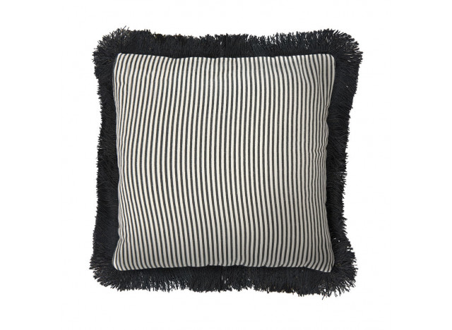 Pillow mini Telma Black fringes