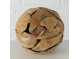 Dekoration ball in teak wood Ø20cm