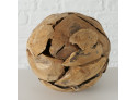 Dekoration ball in teak wood Ø20cm