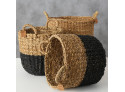 Basket Seagras Natur-Black