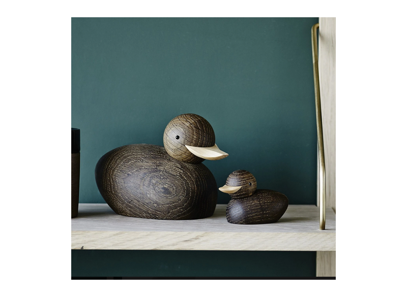 Large Duck in smoked oak - Lucie Kaas