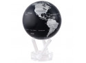 Moving Globe Sort-Sølv