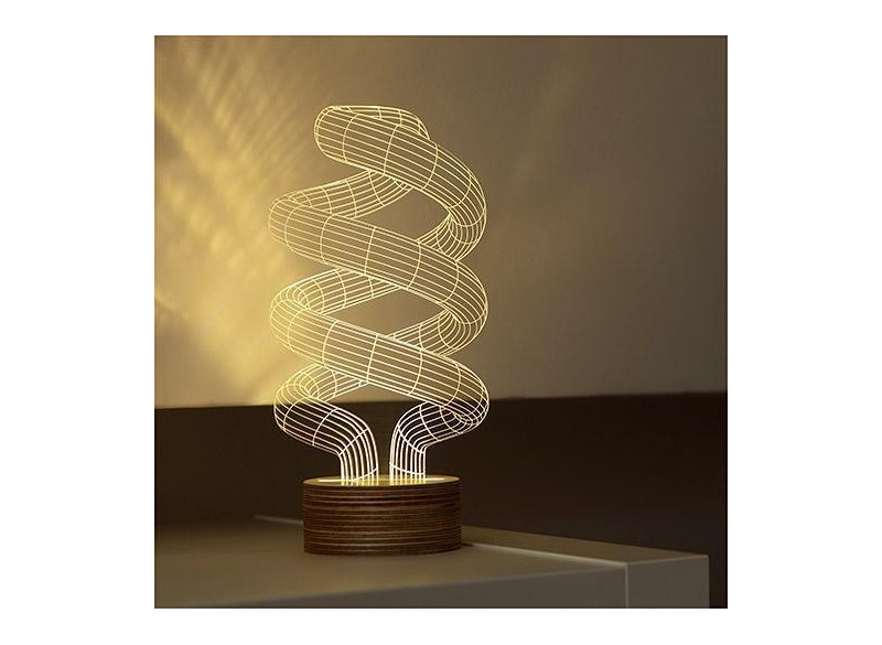 Bulbing Spiral LED Lamp 