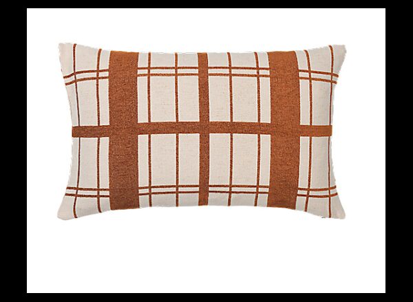 Pudebetræk Chequer 40X60 Rust