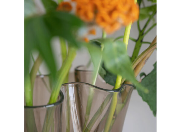 Vase Waves glas gråbrun - Image 2