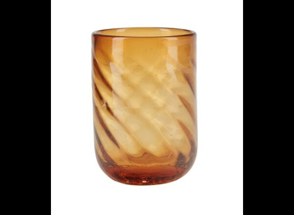 Drikkeglas Twist Amber