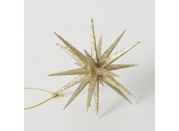 Stjerne Ornament 2-p Guld