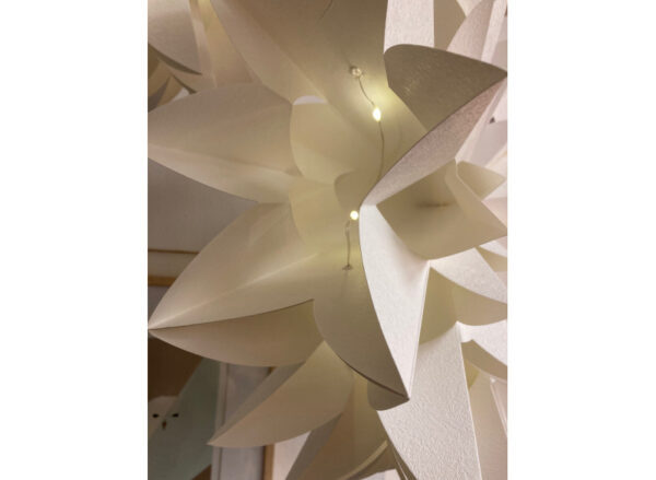 Julestjerne Snowflake 50cm Hvid - Image 3