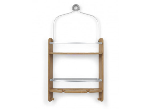Barrel Shower Caddy Bamboo