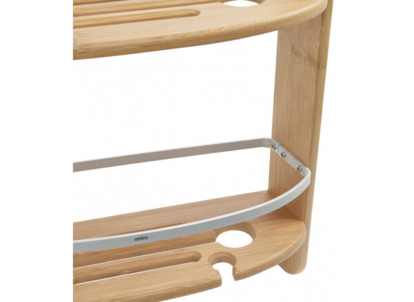 Barrel Shower Caddy Bamboo - Image 3