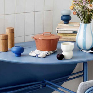 Ovnfast gryde med låg – Hasle terracotta stengods 23,5x19 cm