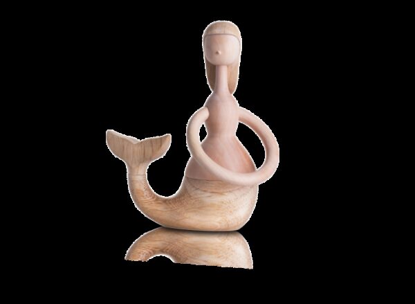 Mermaid 17cm Eg og Ahorntræ