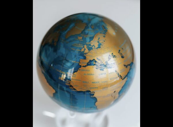 Moving Globe Blue-Gold - Image 3