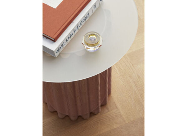 Lysestage Glas Ravgul-Lilla 2-del - Image 2