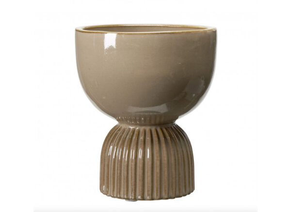Hyacinth Vase Beige H13cm - Image 2