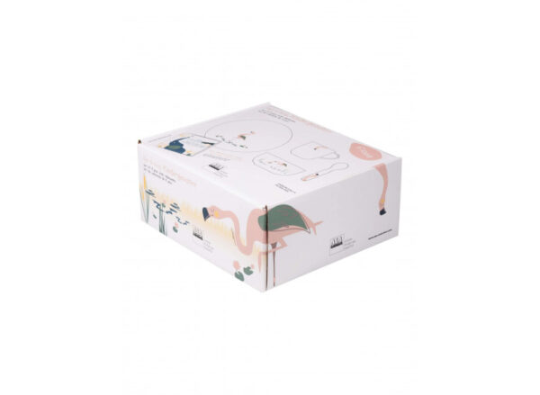Kids tableware set - 5pc - Flamingo - Image 6