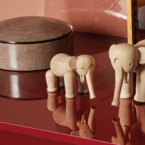 Mini Elefant i egetræ – Kay Bojesen Design