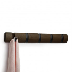 Knagerække Flip 5-hook Walnut