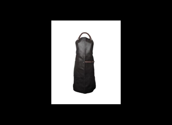 Forklæde i Læder Black - Image 4