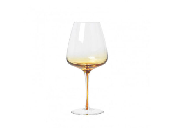 Mundblæst Glas - Amber