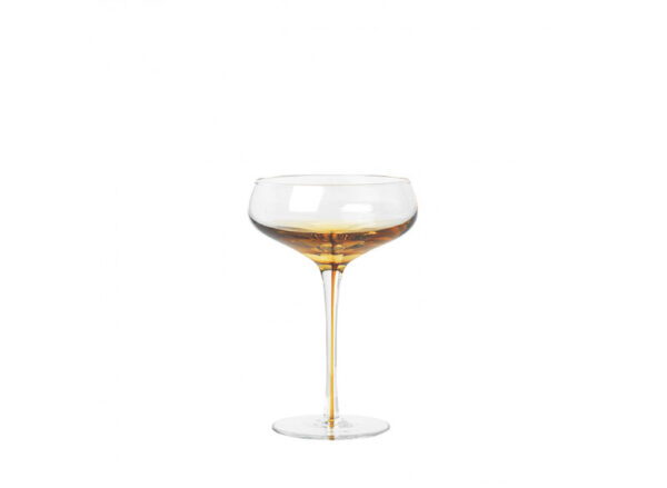 Mundblæst Glas - Amber - Image 4
