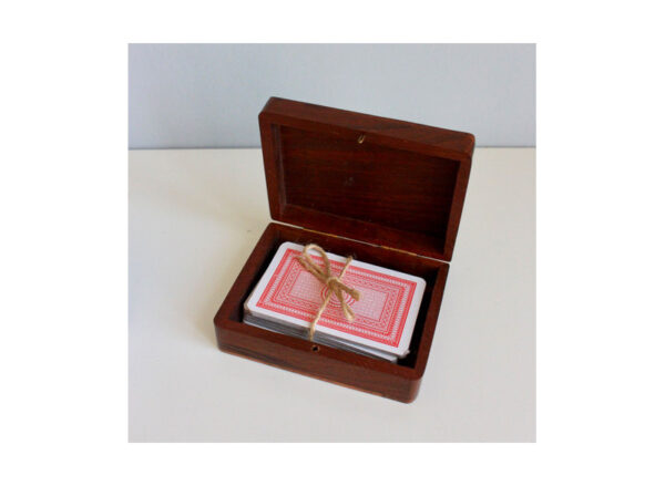 Dekobox m kortspil - Rosewood - Image 3
