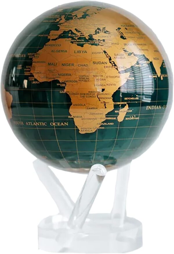Moving Globe Green-Gold - Medium - Image 3