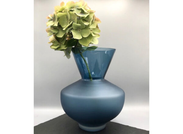 Vase Anton Glas Blå H24cm