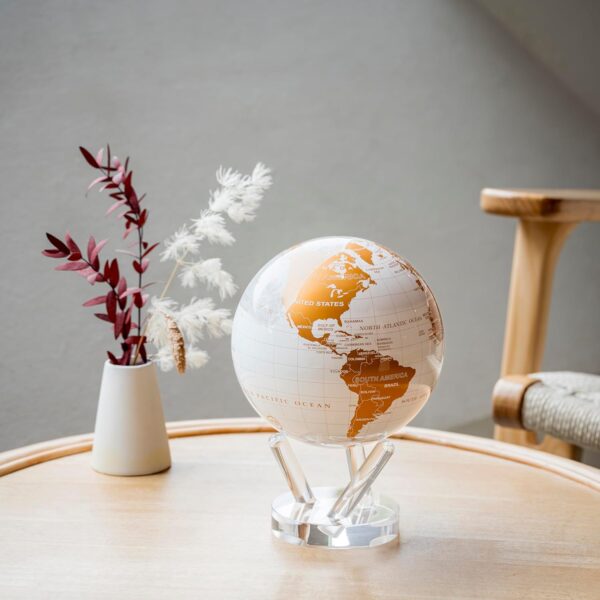 Moving Globe Gold - Small - Image 4