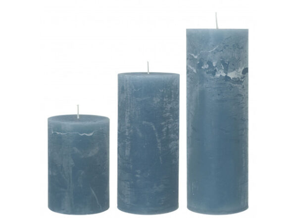 Bloklys Rustic Dusty Blue