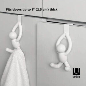 Umbra Buddy Door Hooks – Sæt med 2 kroge, Hvid