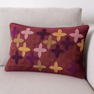 Pudebetræk Firkløver Mahogany 30x50