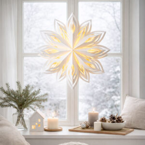Ellen Snowflake Lampeskærm