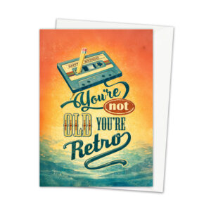 Greeting Card - Retro cassette tape