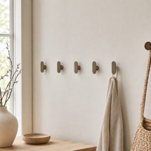 Hübsch T Knage Messing Oxideret Metal