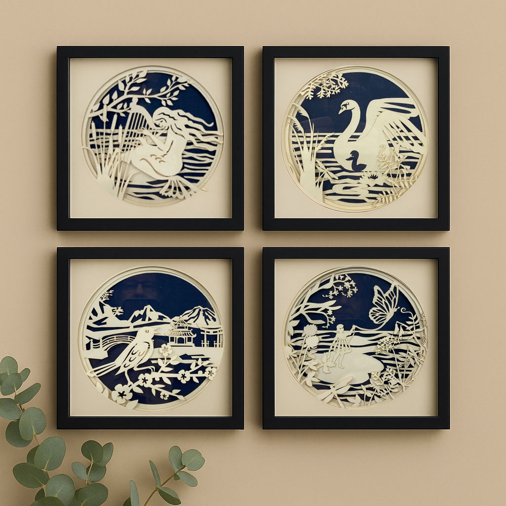 Papirklip med Den grimme Ælling i ramme - Image 5