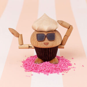 Spring Copenhagen Carrie Cupcake – sød træfigur til hjemmet