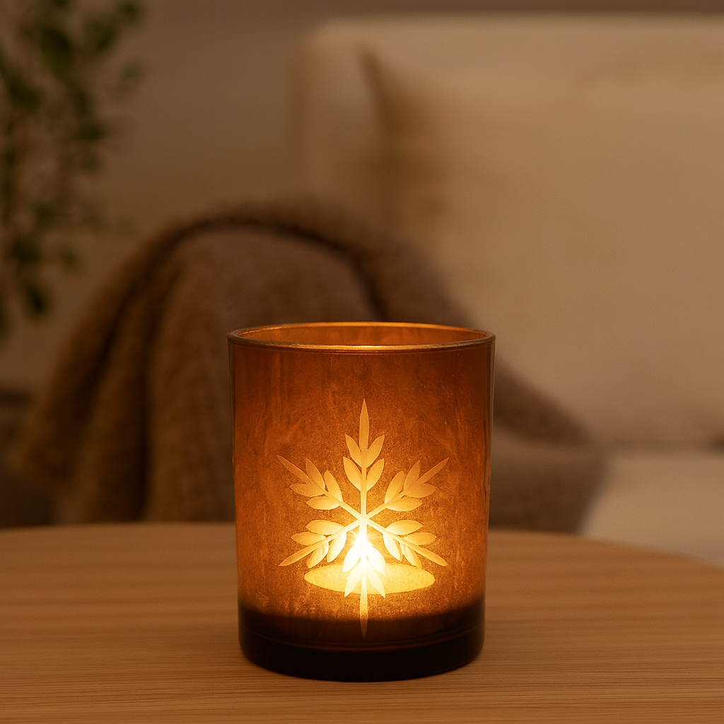 Fyrfadsstage Snefnug Small