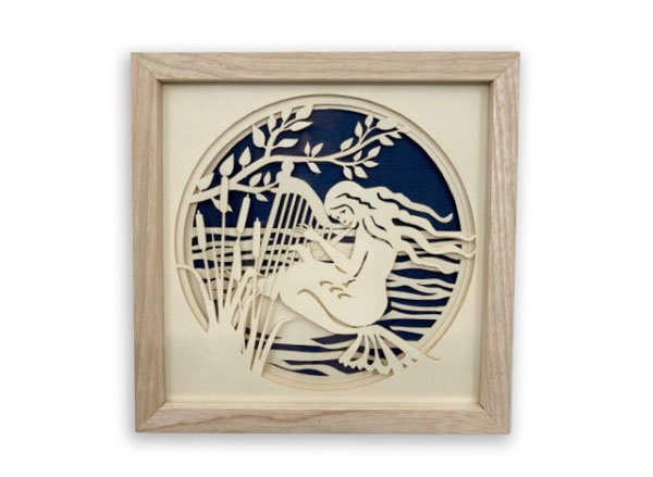 Papirklip med Den Lille Havfrue i ramme - Image 2