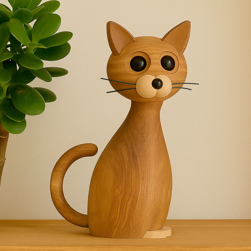 Katten Lucky egetræ - Billede 2