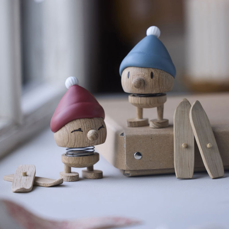 Hoptimist Skiløber Bimble Rød - egetræ - Image 3