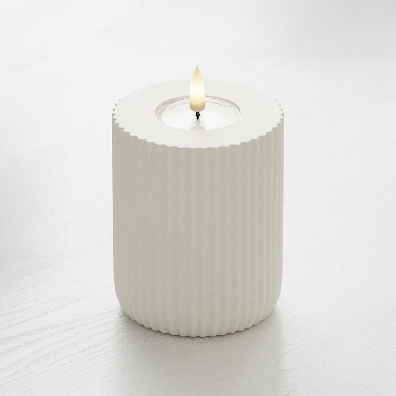 Stribe Rillelys Hvid LED  Ø8cm x 10cm - Image 2