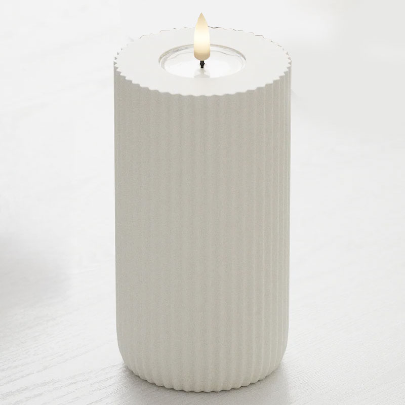 Stribe Rillelys Hvid LED  Ø8cm x 15cm - Image 2