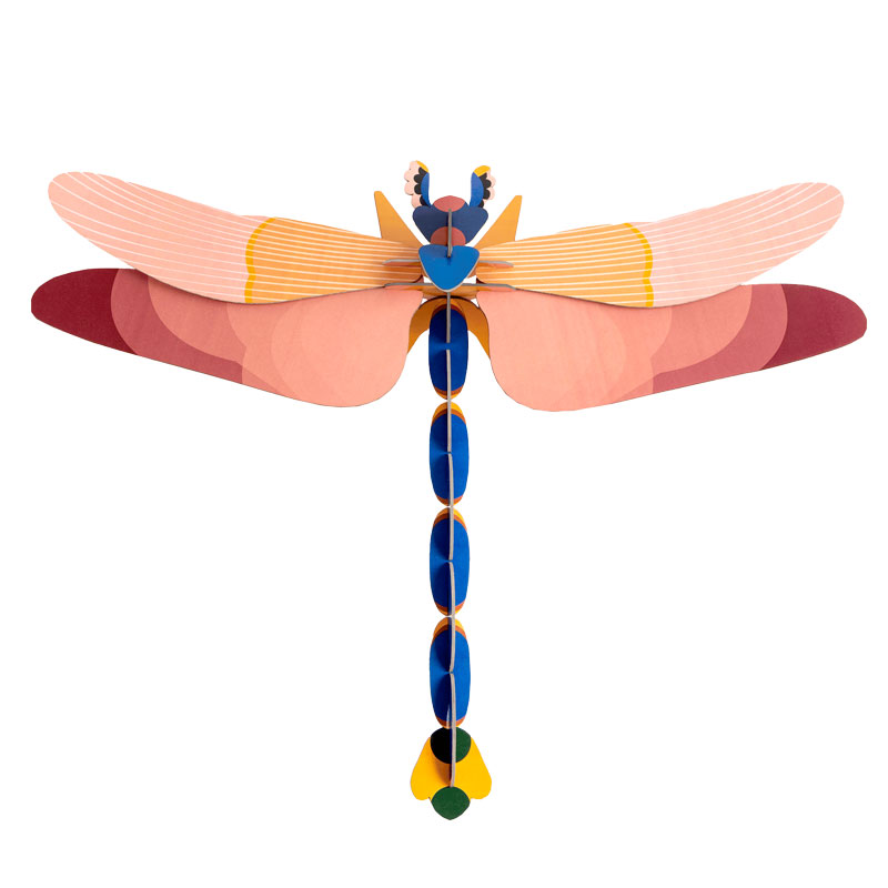 Studio Roof Pink Dragonfly – 3D vægdekoration (47 x 8 x 36 cm) - Image 3