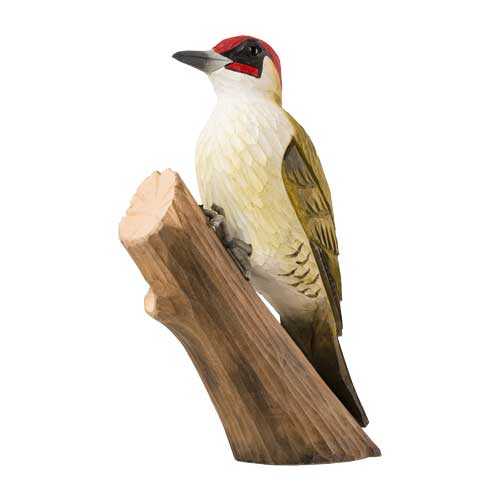 Wildlife Garden DecoBird Grønspætte – Håndskåret Træfugl 24,2 cm - Image 3