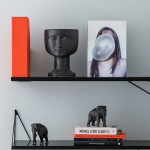 Maze Pythagoras Hylde Stor – Sort L80×B27 cm