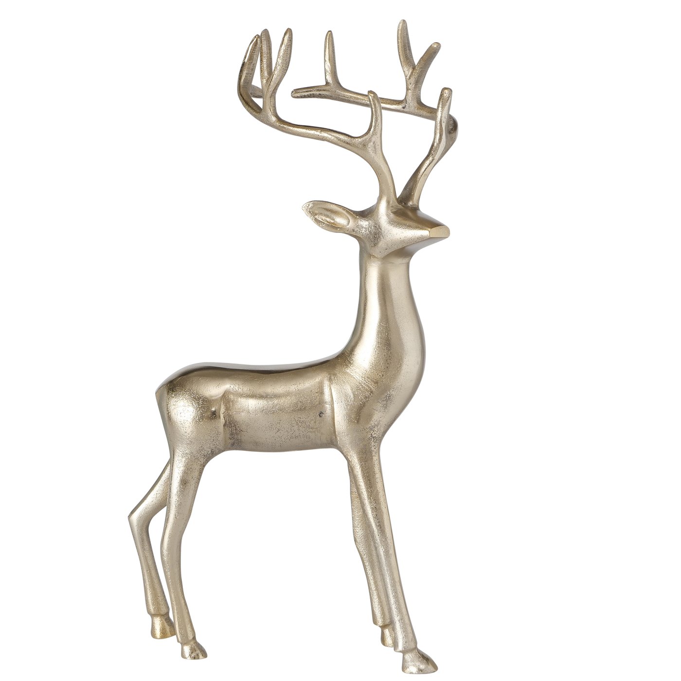 Guldrensdyr i Metal – Elegant Dekorationsfigur 52 cm - Image 3