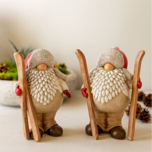 Roland nisser med ski - Sæt af 2